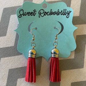 Red Tassel Earrings❤️❤️